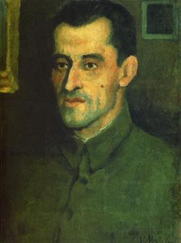 卡玆米爾 馬列維奇 Portrait of V.A.Pavlov 卡玆米爾 馬列維奇 Portrait of V.A.Pavlov